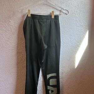 Under Armour Olive Green Athletic Joggers with Light Green Logo